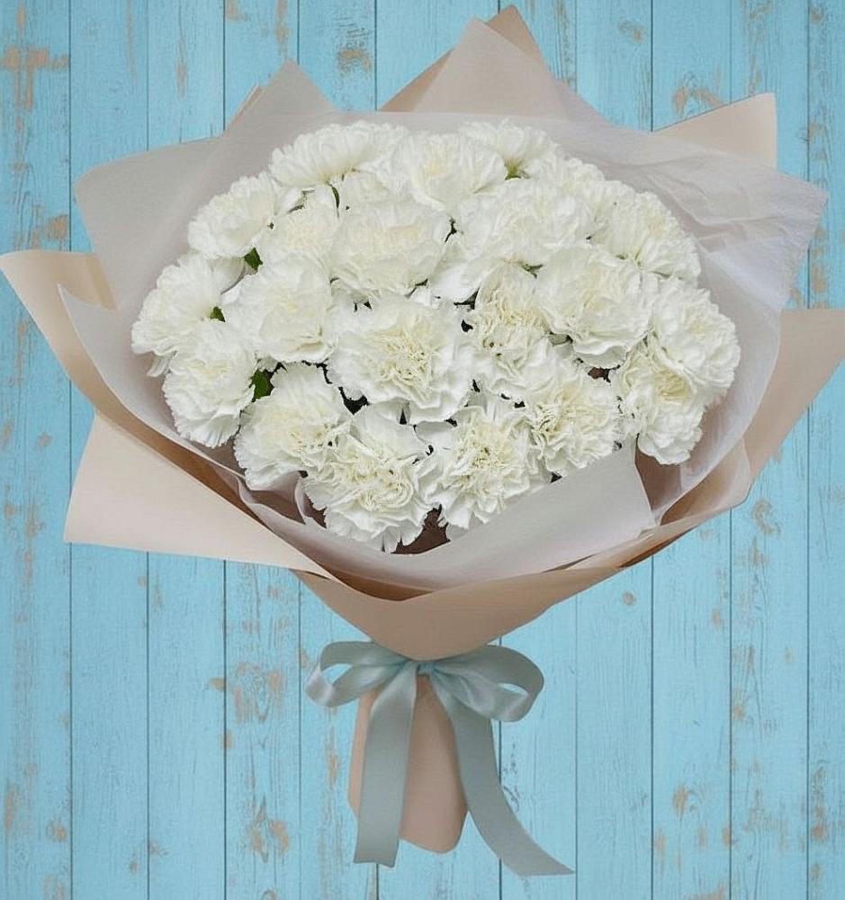 Букет цветов из: Гвоздики в Лысогорской