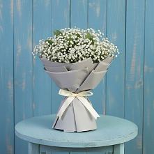 Букет цветов из:  Гипсофила в Лысогорской