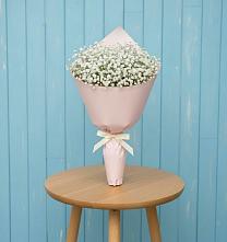 Букет цветов из:  Гипсофила в Лысогорской