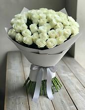 Букет 35 Белых роз в Лысогорской