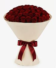 Букет 101 Бордовая роза Блэк Бакарра в Лысогорской
