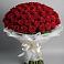 Букет 101 Красная роза Блэк Мэджик в Лысогорской