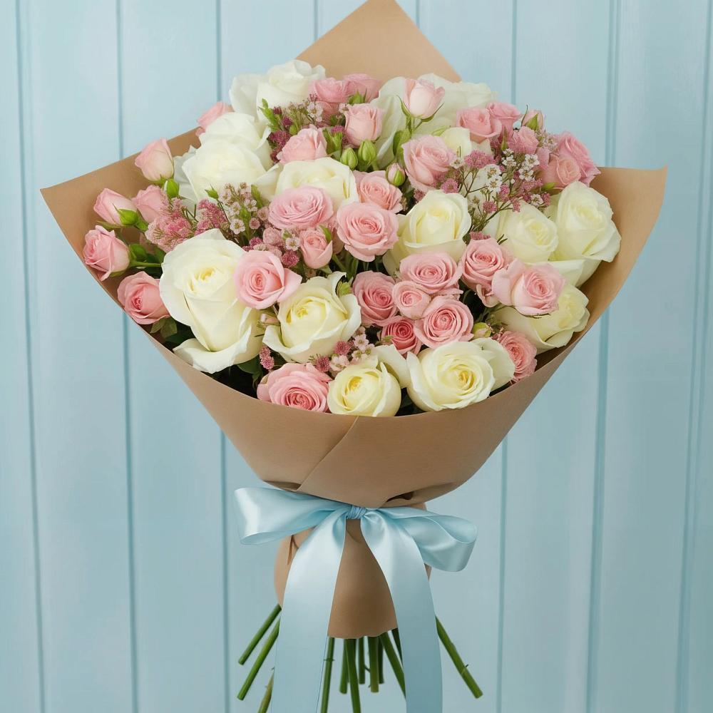Букет цветов из: Розы в Лысогорской