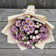 Букет цветов из:  Розы и Хризантемы #REPLACE_PRED# Лысогорской