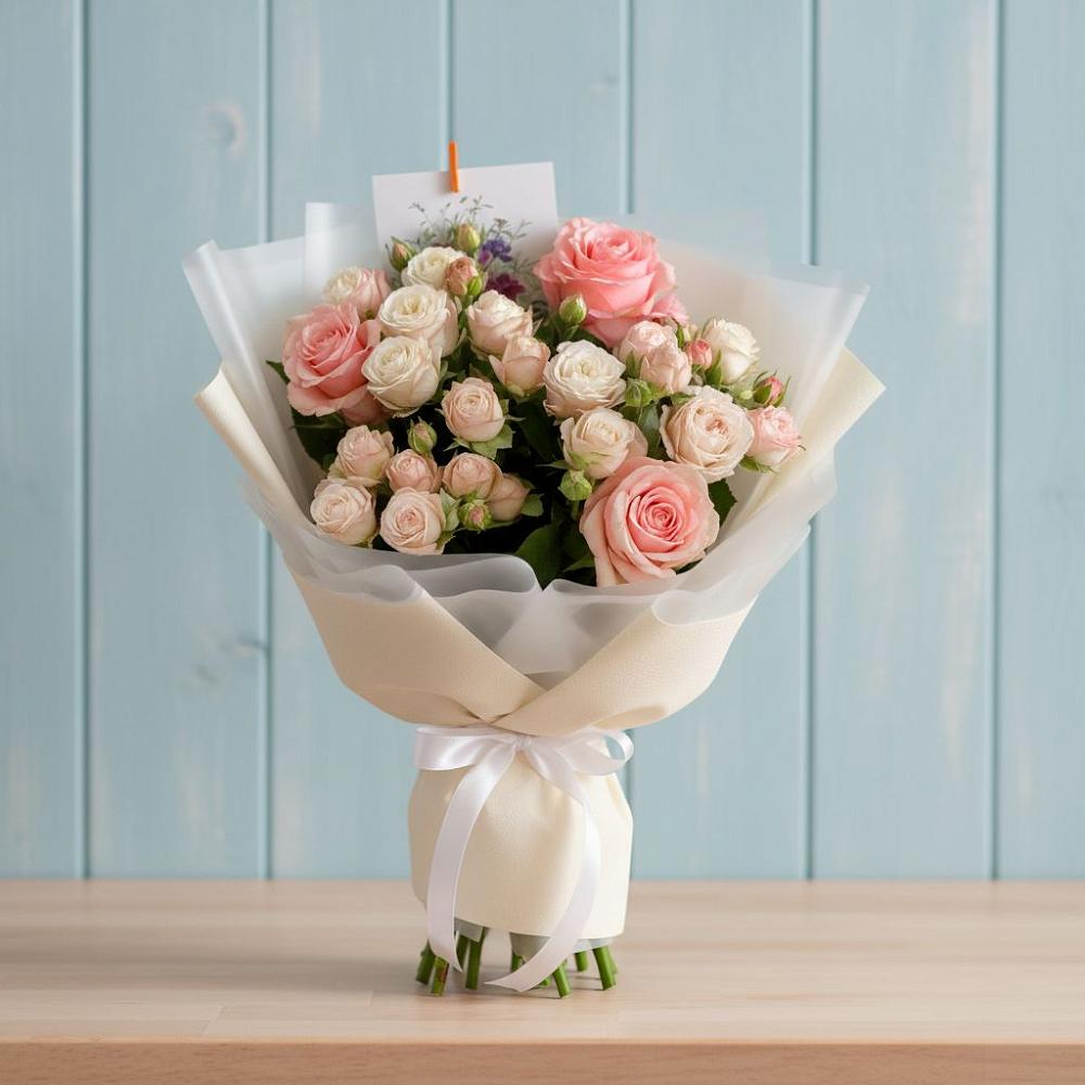 Букет цветов из: Розы в Лысогорской