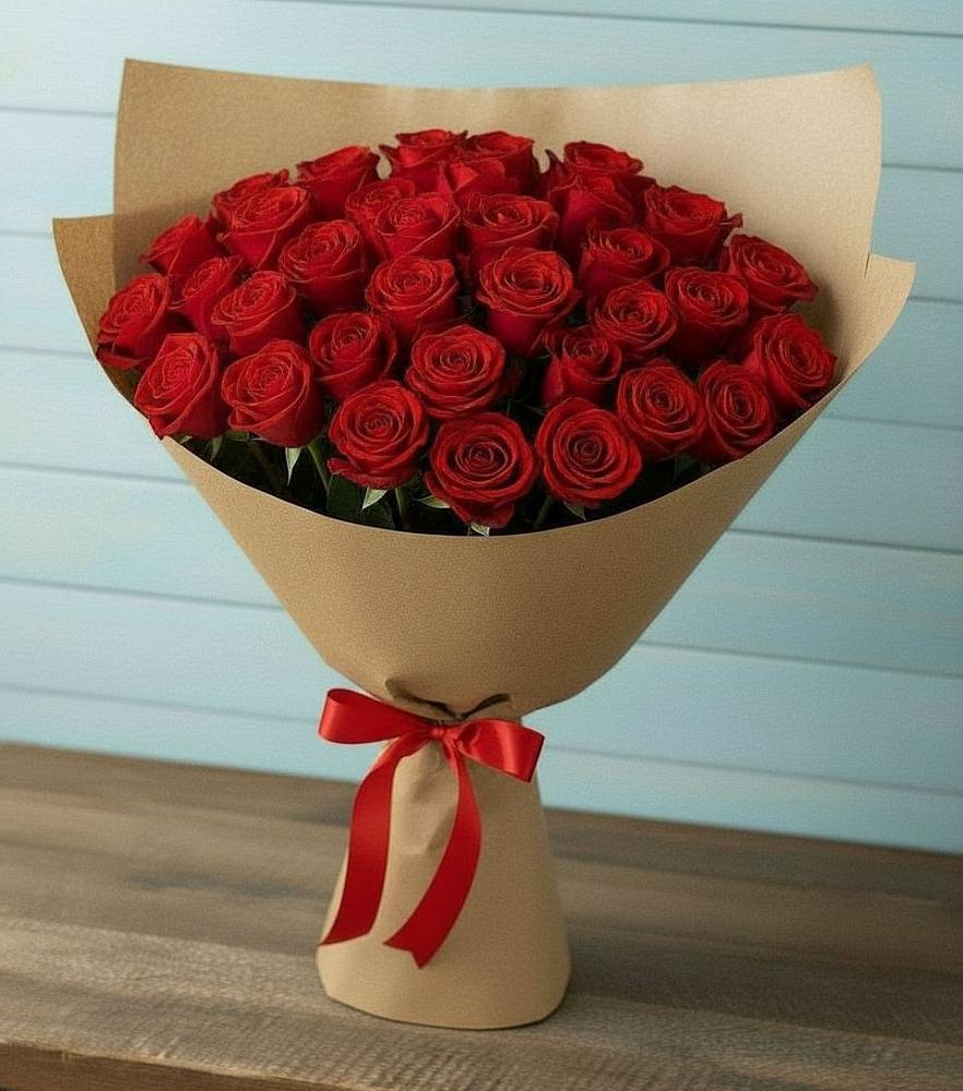 Букет Красные розы Милано в Лысогорской