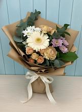 Букет цветов из:  Герберы и Хризантемы в Лысогорской