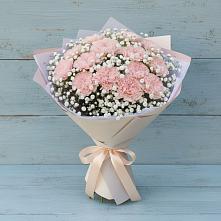 Букет цветов из:  Гвоздики в Лысогорской