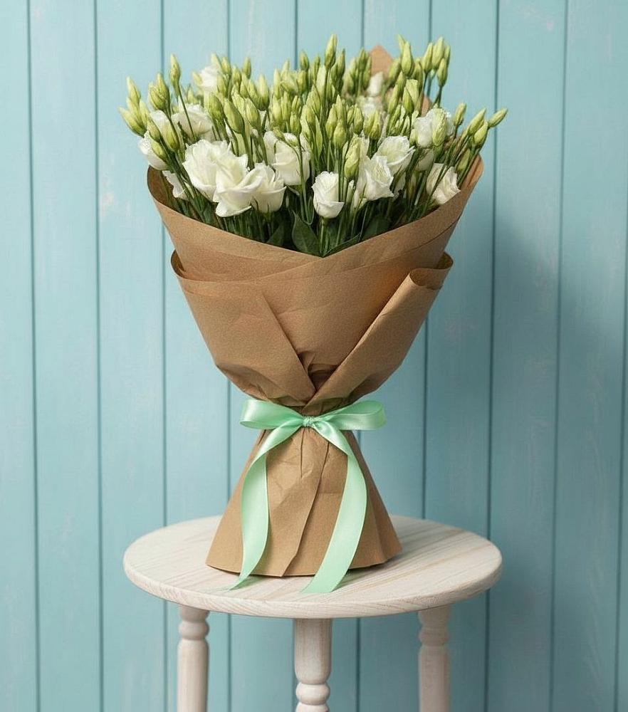 Букет цветов из: Лизиантусы в Лысогорской