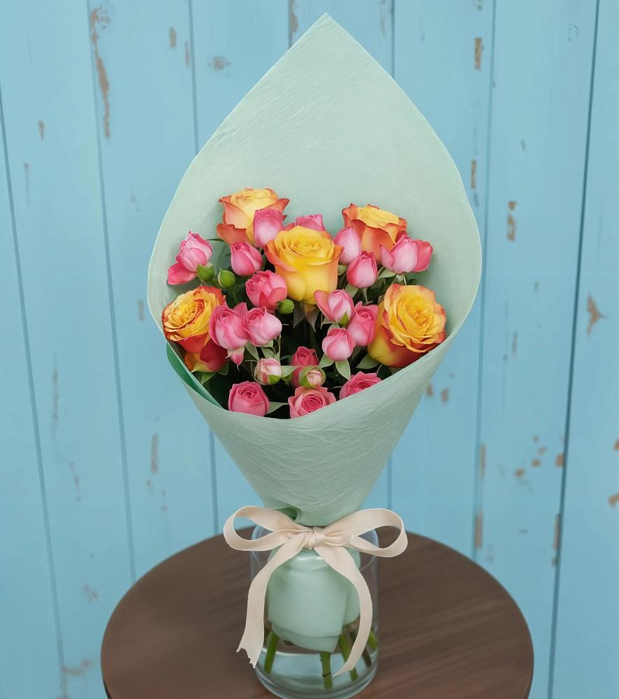 Букет цветов из: Розы в Лысогорской