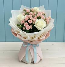 Букет цветов из:  Розы в Лысогорской
