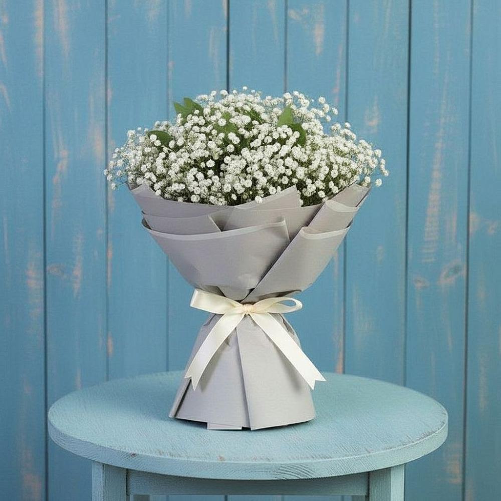 Букет цветов из: Гипсофила в Лысогорской