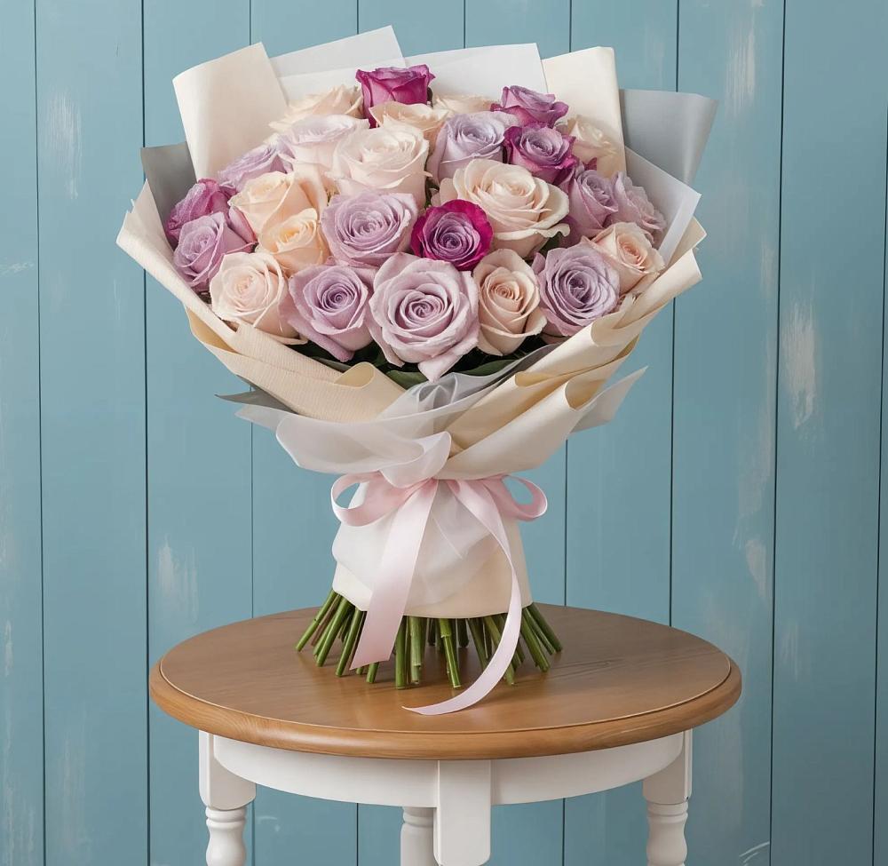 Букет цветов из: Розы в Лысогорской