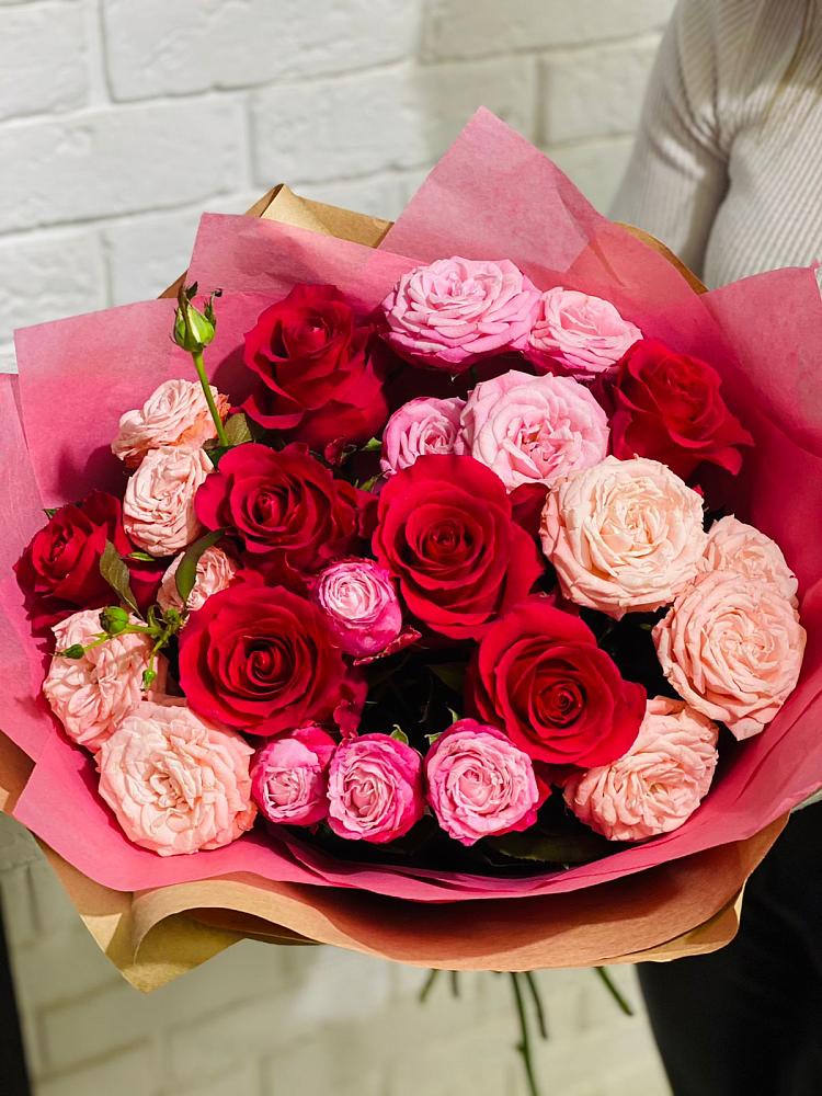 Букет цветов из: Розы в Лысогорской