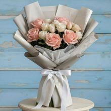 Букет цветов из:  Розы в Лысогорской