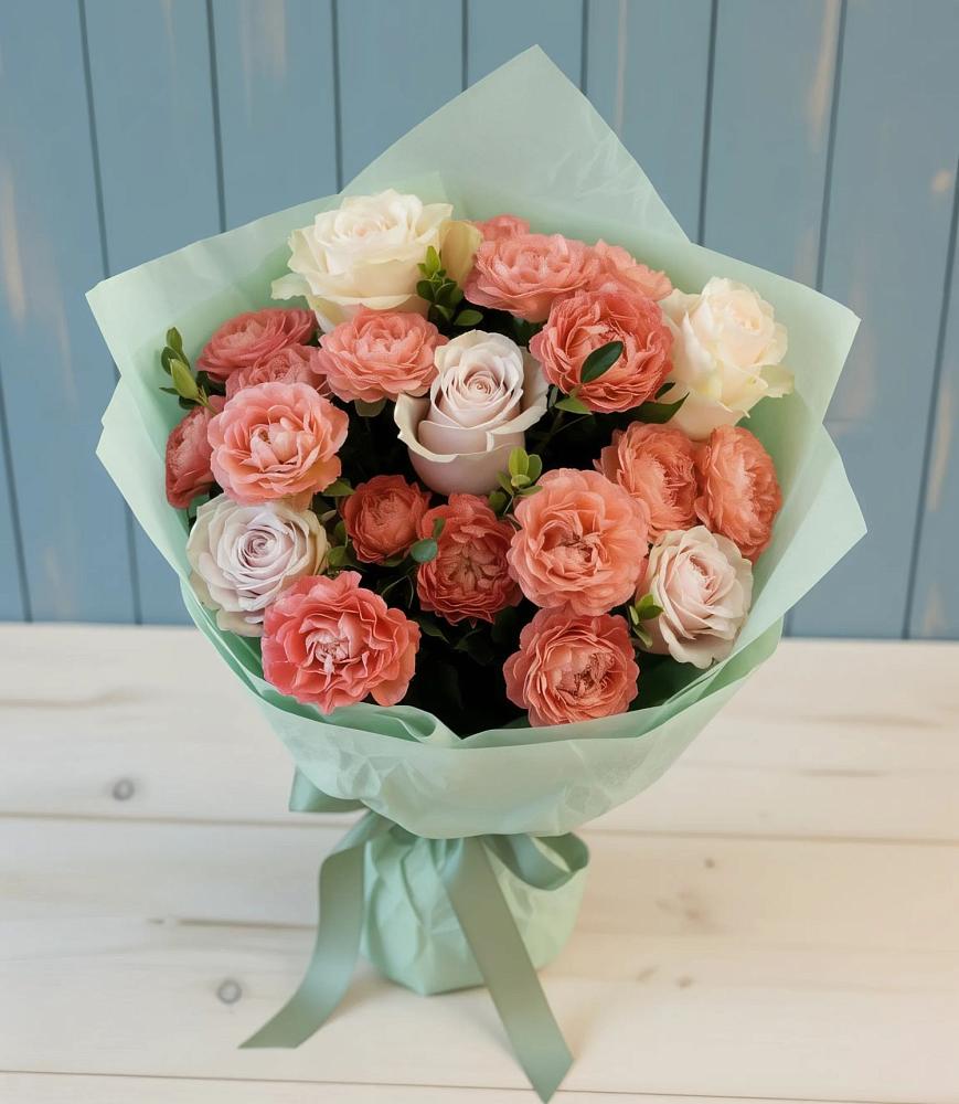 Букет цветов из: Розы в Лысогорской