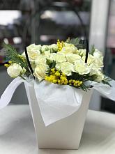 Цветочная композиция из Розы  в Лысогорской