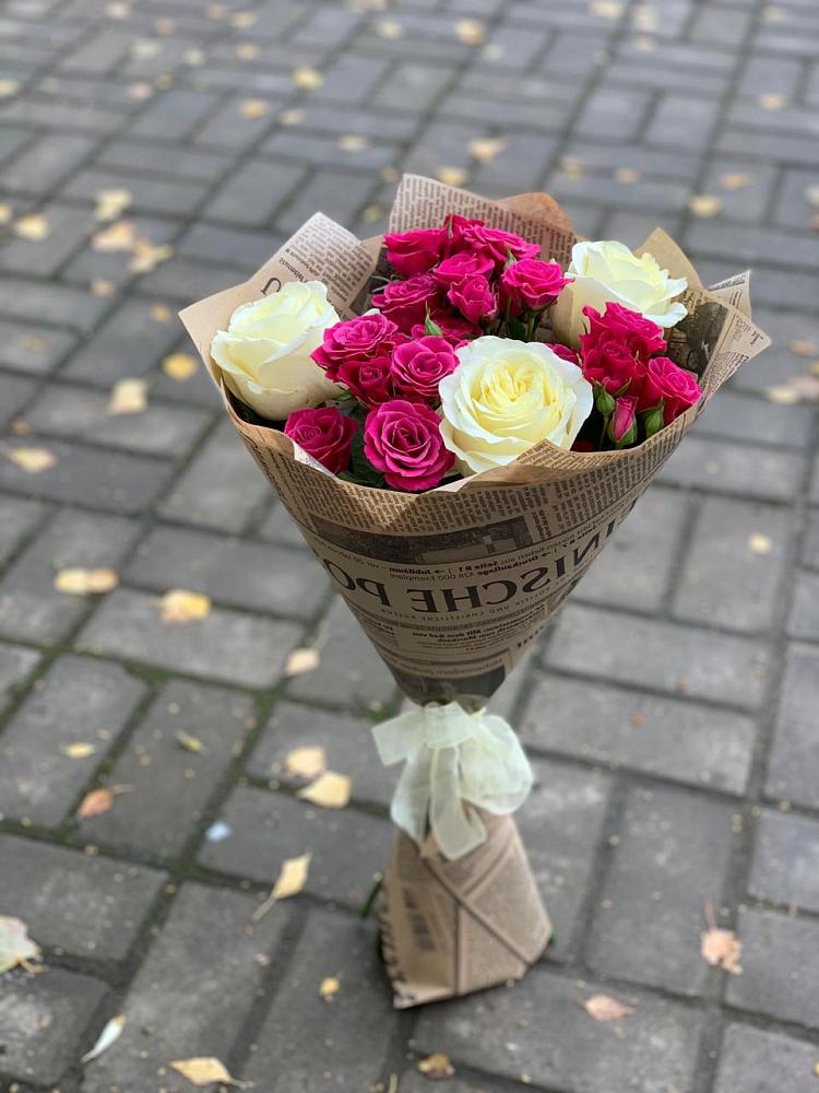 Букет цветов из: Розы в Лысогорской