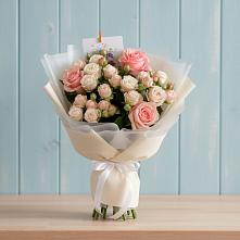 Букет цветов из:  Розы в Лысогорской