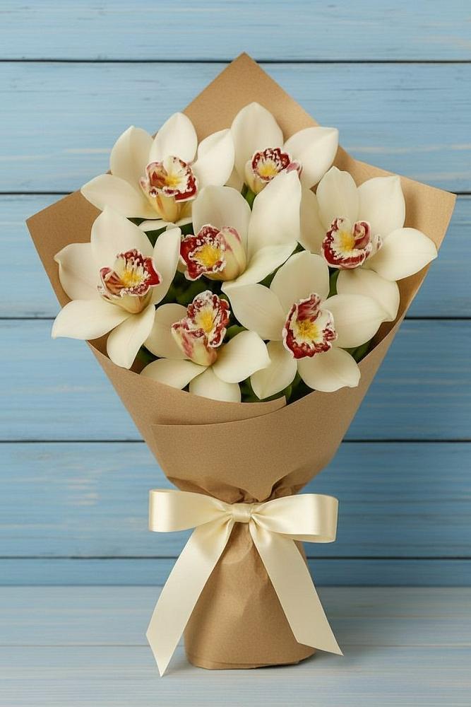 Букет цветов из: Орхидеи и Розы в Лысогорской