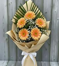 Букет цветов из:  Герберы в Лысогорской